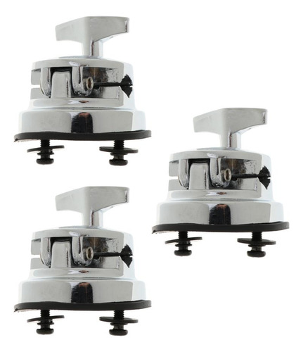 3pcs Durable Open Drum Mounting Holder Base Rack Hardware