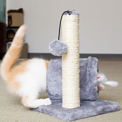 L Poste Para Rascar Gris Poste Rascador Para Gatos Gris Gris