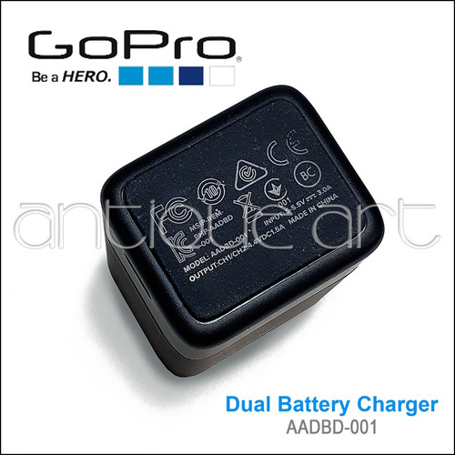 A64 Cargador Dual Gopro Aadbd-001 Original Para Hero7 6 5 (Usado)