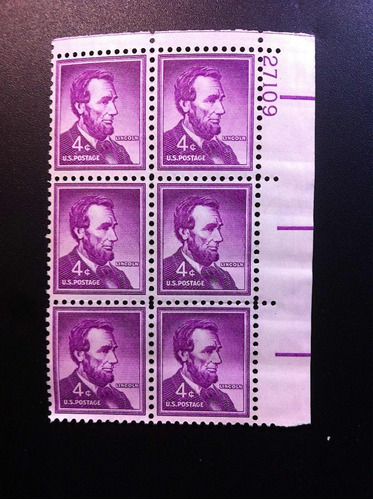 Timbre Postal Usa Lincoln Kennedy Churchill 23