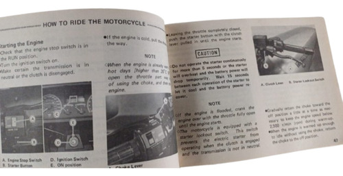 Kawasaki Concours 1000 Manual De El Propietario (Usado)
