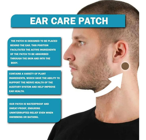2 Parches Unisex Para Los Oídos Para Aliviar El Tinnitus.