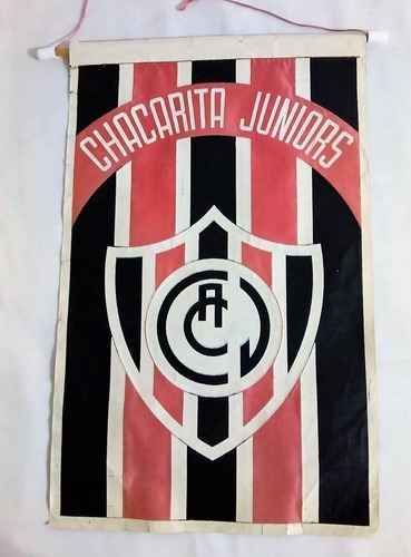 Banderin Club Atletico Chacarita Juniors Antiguo Decada 70