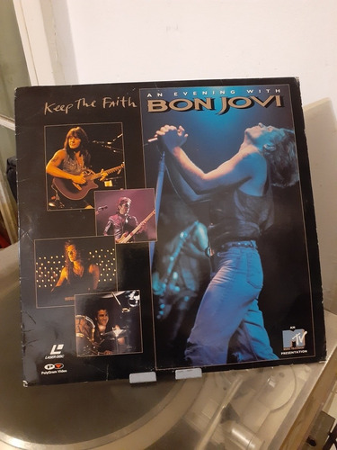 Bon Jovi Keep The Faith An Evening 1993 Laserdisc Usado 