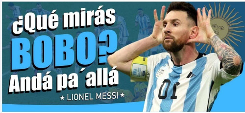 Tazas Cerámica  Que Mirás Bobo Anda Pa Allá  Messi