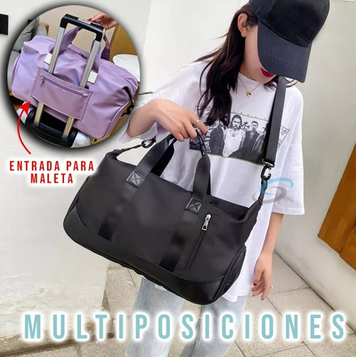 Maleta Deportiva Gym Viaje Impermeable Morral De Moda Tp Am7