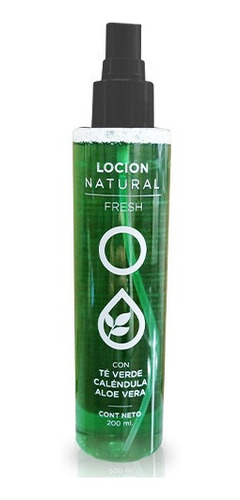 Loción Natural Fresh Tónico Hidratante Descongestivo Icono 