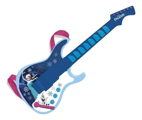 Guitarra Con Microfono Salida Mp3 Frozen Nikko 5388 Juguete 