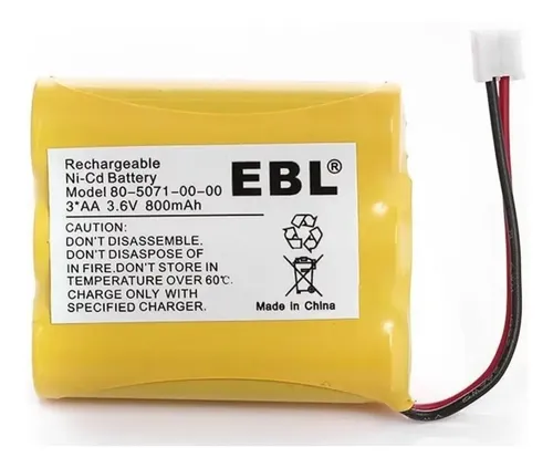 Philips 3.6V Replacement Battery Pack For Vtech & AT&T Cordless Phones (Models 3300, 3301, 80-5071-00-00) 10 thumbnail image