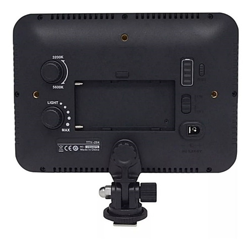 Iluminador Triopo 204 Led + Batería Np-f550 Cargador Fuente