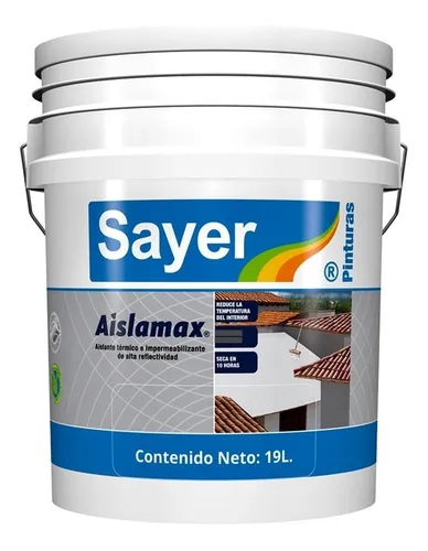 comprar Aislante Térmico Calor Impermeable Techos Lamina Pared 19lt