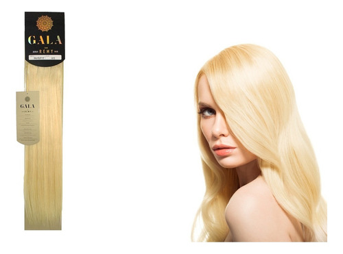 Extensiones Cabello 100%natural Gala Remy 18pLG Rubias Vario Color #613-RUBIO EXTRA CLARO