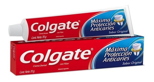 Colgate Máxima Protección Con Calcio Crema Dental 70g