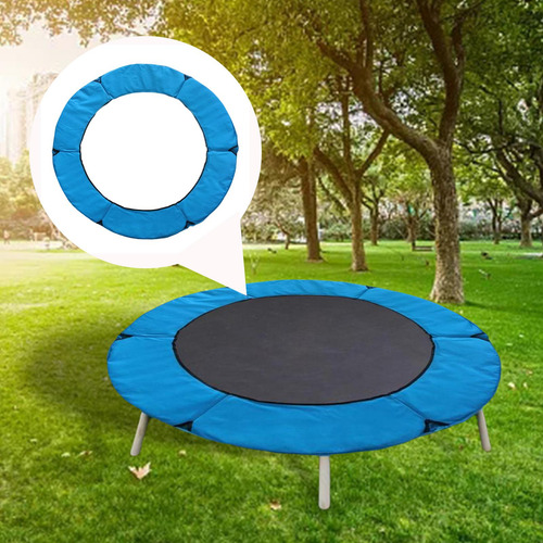 Almohadilla De Seguridad Para Cama Elástica Azul 1,4 M