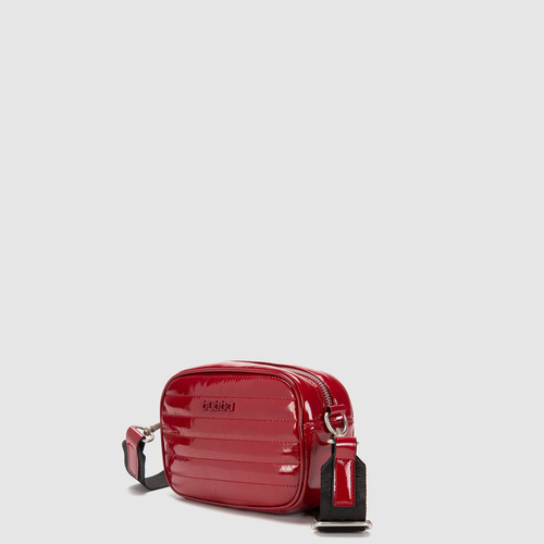 Bolsa Bandolera Crossbody Bubba Purse Gloss Mini Unisex Rouge Lisa Metalicos Negra