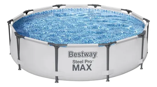 Piscina Bestway Redonda Steel Pro Max Con Filtro 3.05mx76cm