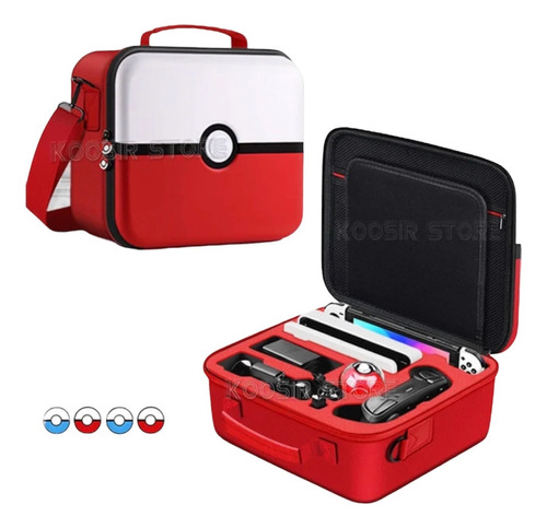 Estuche Nintendo Switch Oled Pokémon Pokébola Wonder Maleta