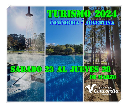 Turismo 2024   .. Concordia Argentina