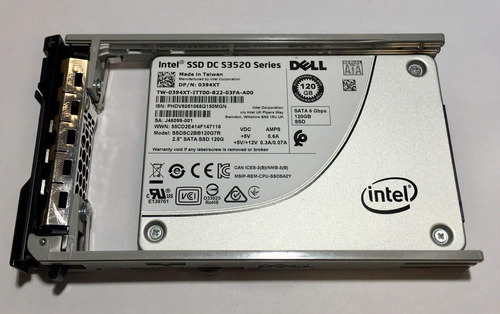 Intel 120gb Ssd 2.5 6gb S Sata Unidad Estado Solido Modelo: