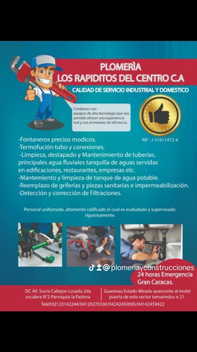 Servicios De Plomería A Nivel Industrial Y Doméstica 