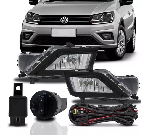 Kit Faro Caminero Auxiliar Vw Volkswagen Gol 2019 G8