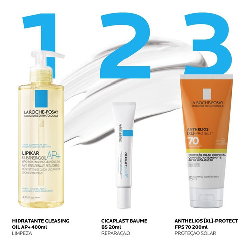 Multi-Reparador Baume B5 Cuerpo y Rostro Sin Perfume La Roche-Posay Cicaplast Caja 20ml