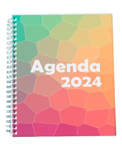 Agenda Diaria 2024 Ejecutiva Con Horario Mod Ejecutiva Black