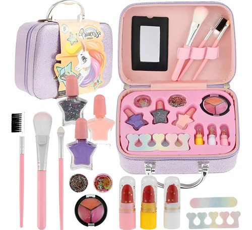 Maletín De Maquillaje Infantil Unicornio Completo - Piki.uy