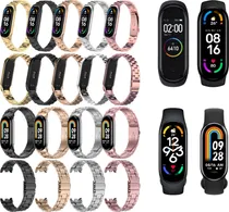 Comprar Correas De Acero Para Xiaomi Mi Band 4\u002F5\u002F6\u002F7\u002F8\u002F9\u002Fetc