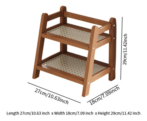 Soporte Para Tazas De Encimera, Escurridor De Marrón