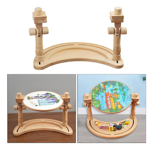 Bastidor De Bordar Para Uso Na Mesa Ou No Sofá; Moldura De