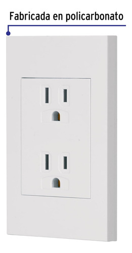Placa De Contacto Armada, Duplex Polarizado Con 3 Modulos.
