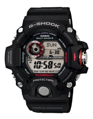 Reloj Casio G-shock Rangeman Gw-9400-1d Casio Centro Color De La Malla Negro Color Del Bisel Negro Color Del Fondo Gris