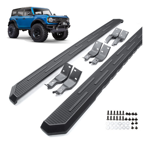 Estribo Lateral Nerf Bar Para Ford Bronco Puerta Negro