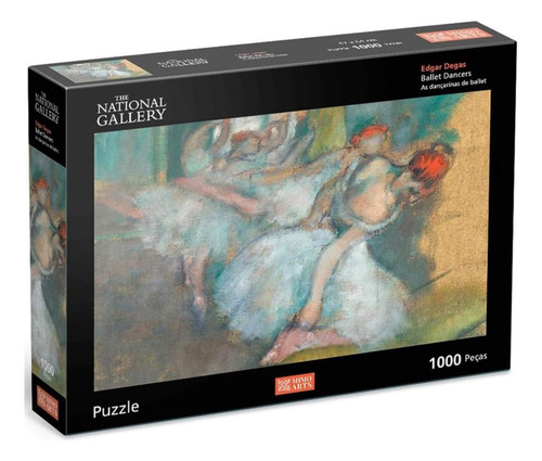 Quebra-cabeça Puzzle 1.000 Peças - As Bailarinas - Degas