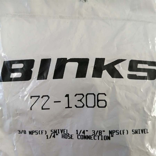 Conector Para Manguera Binks (devilbiss) 72-1306 De 3/8pulg