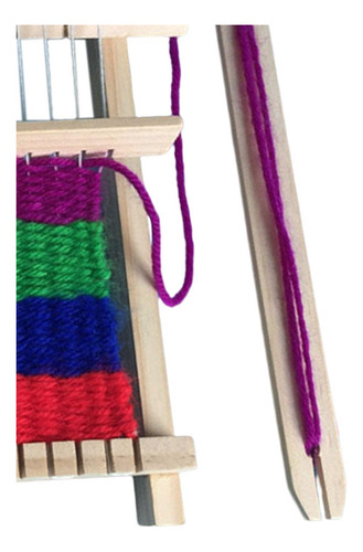 Kit De Tear De Madeira Diy Tricotado À Mão Para Fio