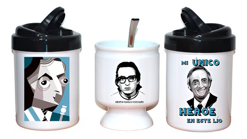 Mate + Yerbera + Azucarera - Néstor Y Cristina Kirchner