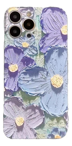 Carcasa Para iPhone 14 Promax,  Diseño De Flores.