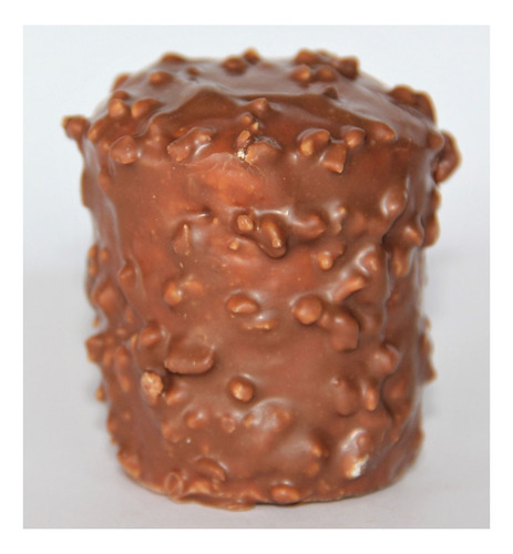 Mini Malvavisco Bombon Cubierto Chocolate Y Nuez 24pzas