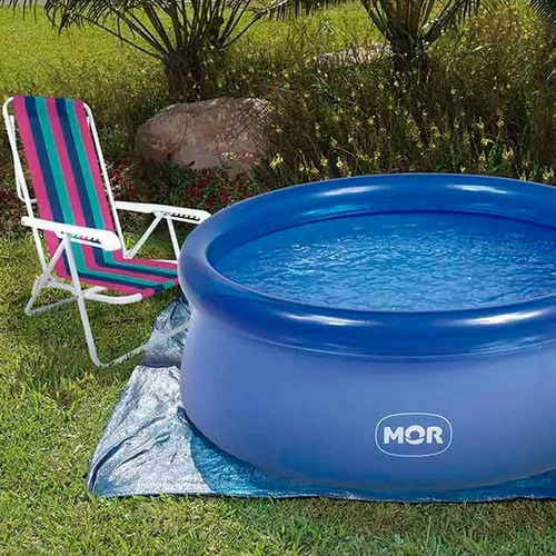 Piscina Inflável redonda Mor 001049 de 215cm x 63cm 1900L azul