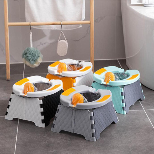 - Asiento De Entrenamiento For Ir Al Baño Plegable Azul