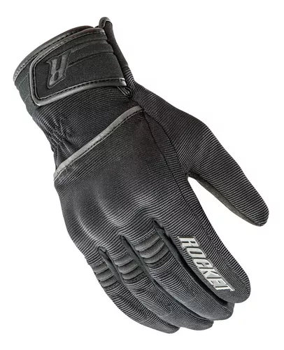 Guantes Para Moto Fassed Fgl-701 Imper Man Negro Impermeable