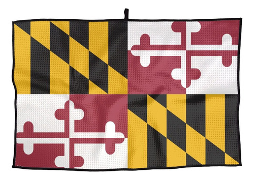 Bandera De Maryland Toalla De Golf Toalla Deportiva 23x...