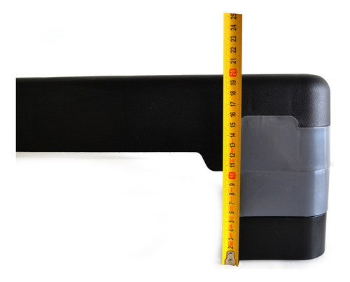 Step Banco Escalon Ejercicio 78 X 29 Cm Con 4 Modulos Gmp Color Negro