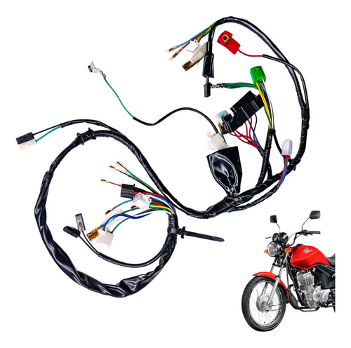 Fiação Principal Completa Cg 125 Fan Ks Pedal 2011 2012 2013