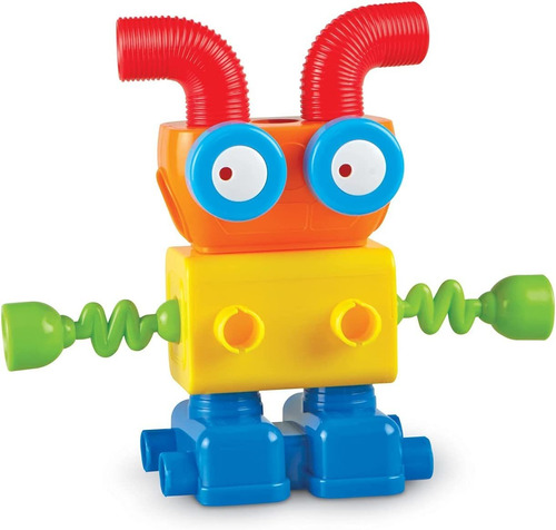 Learning Resources 1-2-3 Build It! Robot Factory, Juguete De