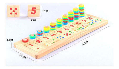 75pcs Juguetes Enseñanza Aprendizaje Matemáticas Números