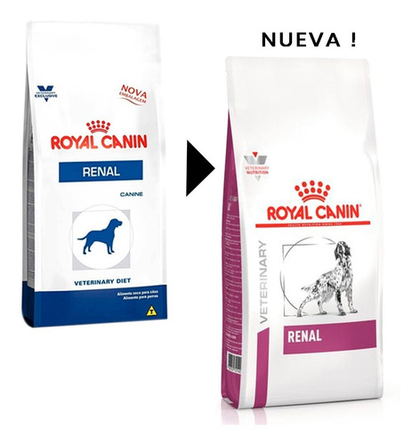 Alimento Royal Canin Veterinary Diet Canine Renal para perro adulto todos los tamaños sabor mix en bolsa de 10 kg