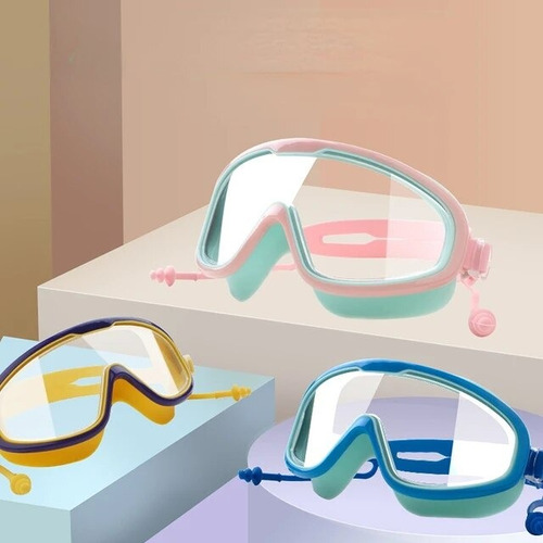 Gafas D Natación Antivaho Protección Uv Para Adultos Y Niños